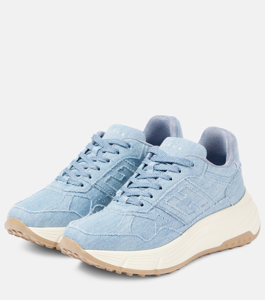 Hogan Hi-Fi denim sneakers