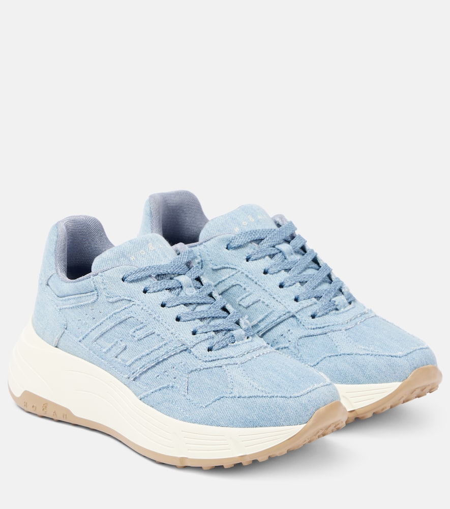 Hogan Hi-Fi denim sneakers
