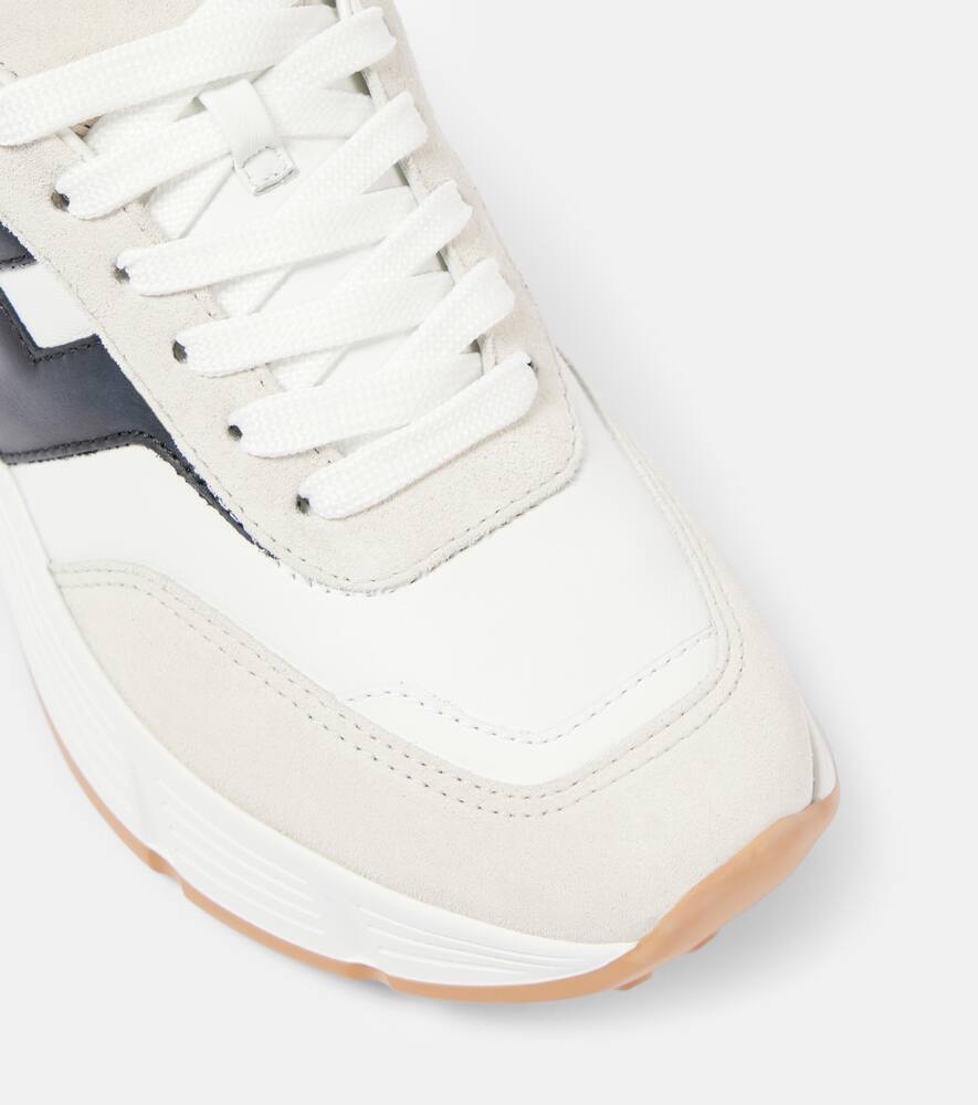 Hogan Hi-Fi suede and leather sneakers