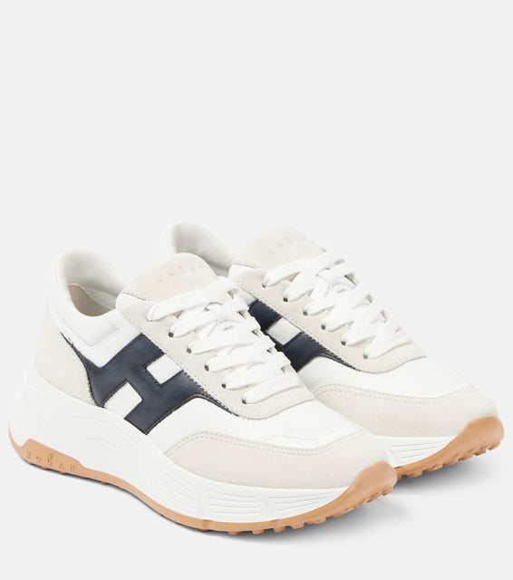 Hogan Hi-Fi suede and leather sneakers