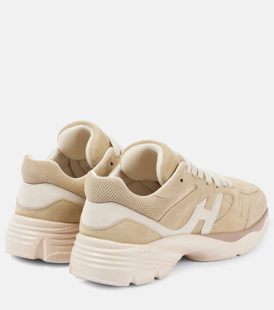 Hogan Hogan H665 suede-trimmed sneakers