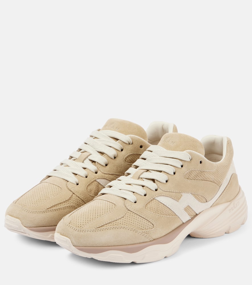 Hogan Hogan H665 suede-trimmed sneakers