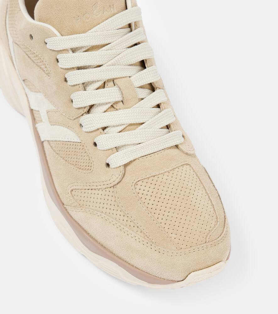 Hogan Hogan H665 suede-trimmed sneakers