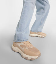 Hogan Hyperactive suede-trimmed leather sneakers