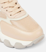 Hogan Hyperactive suede-trimmed leather sneakers