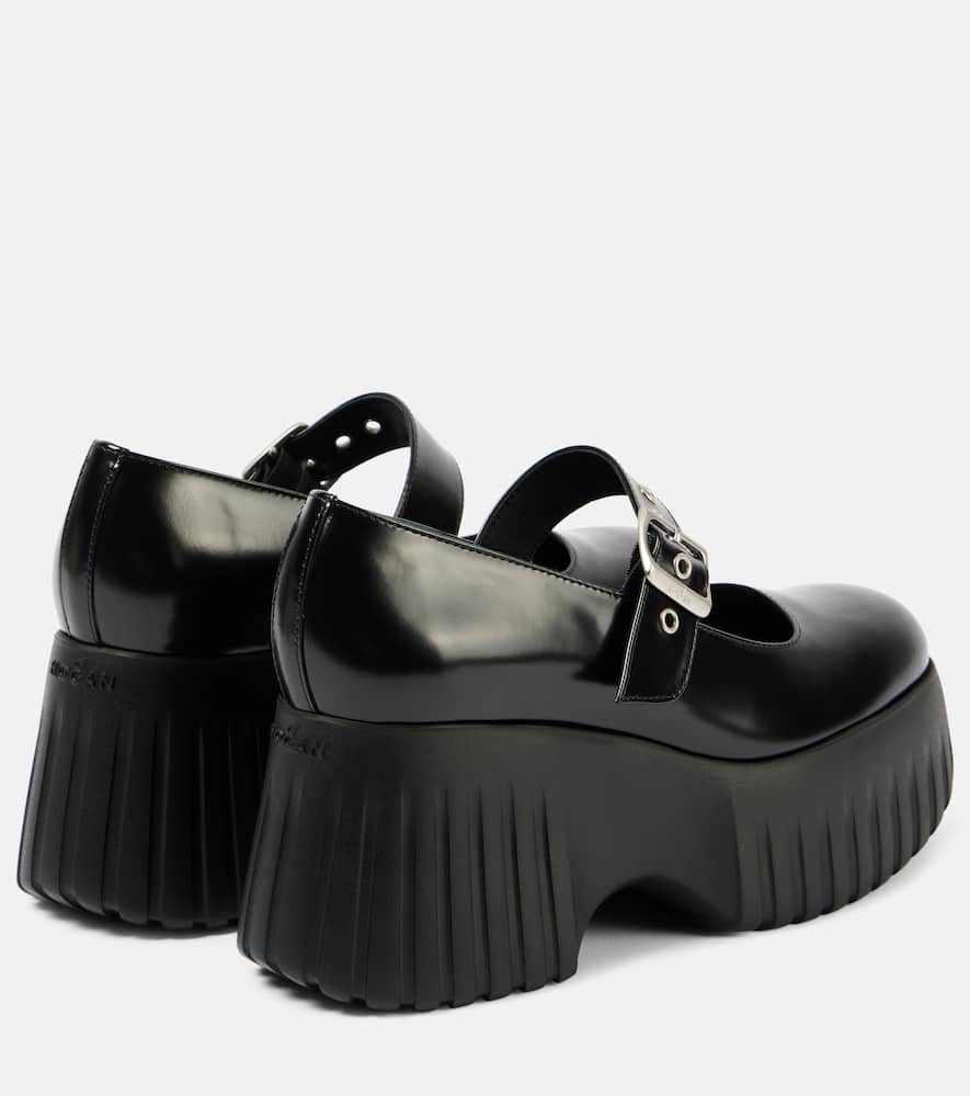 Hogan Janeiro patent leather pumps
