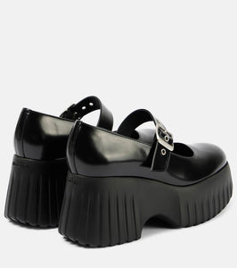 Hogan Janeiro patent leather pumps