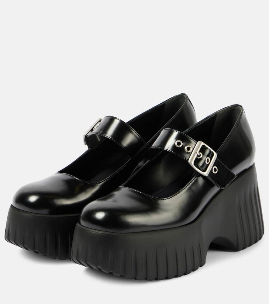 Hogan Janeiro patent leather pumps