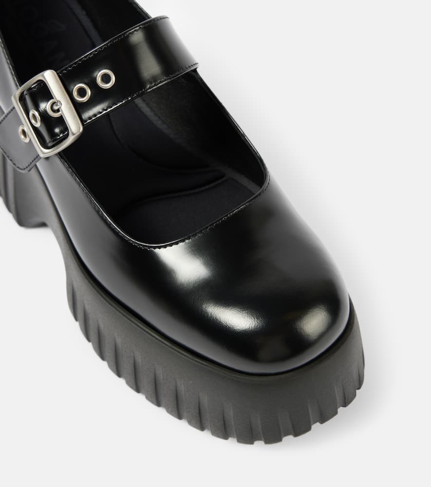 Hogan Janeiro patent leather pumps