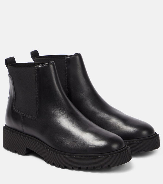 Hogan Leather Chelsea boots