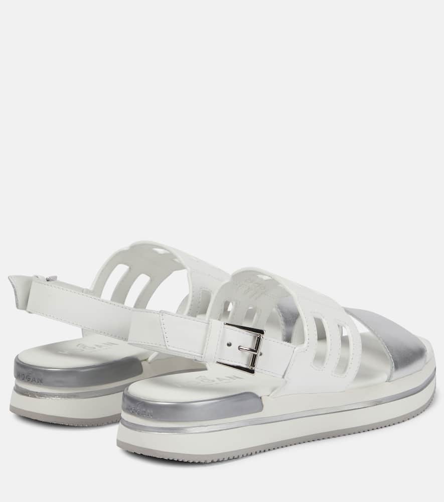 Hogan Leather sandals