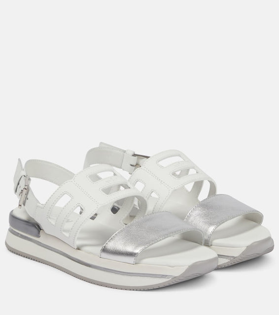 Hogan Leather sandals