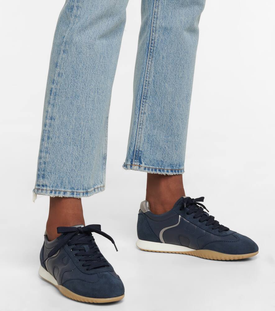 Hogan Olympia-Z suede and leather sneakers
