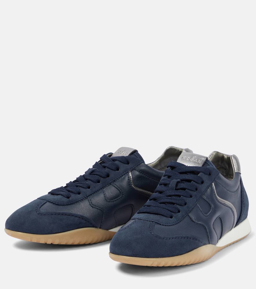 Hogan Olympia-Z suede and leather sneakers