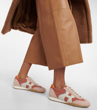 Hogan Olympia-Z suede-trimmed sneakers