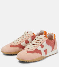 Hogan Olympia-Z suede-trimmed sneakers