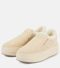 Hogan Skyscraper suede platform slip-on sneakers