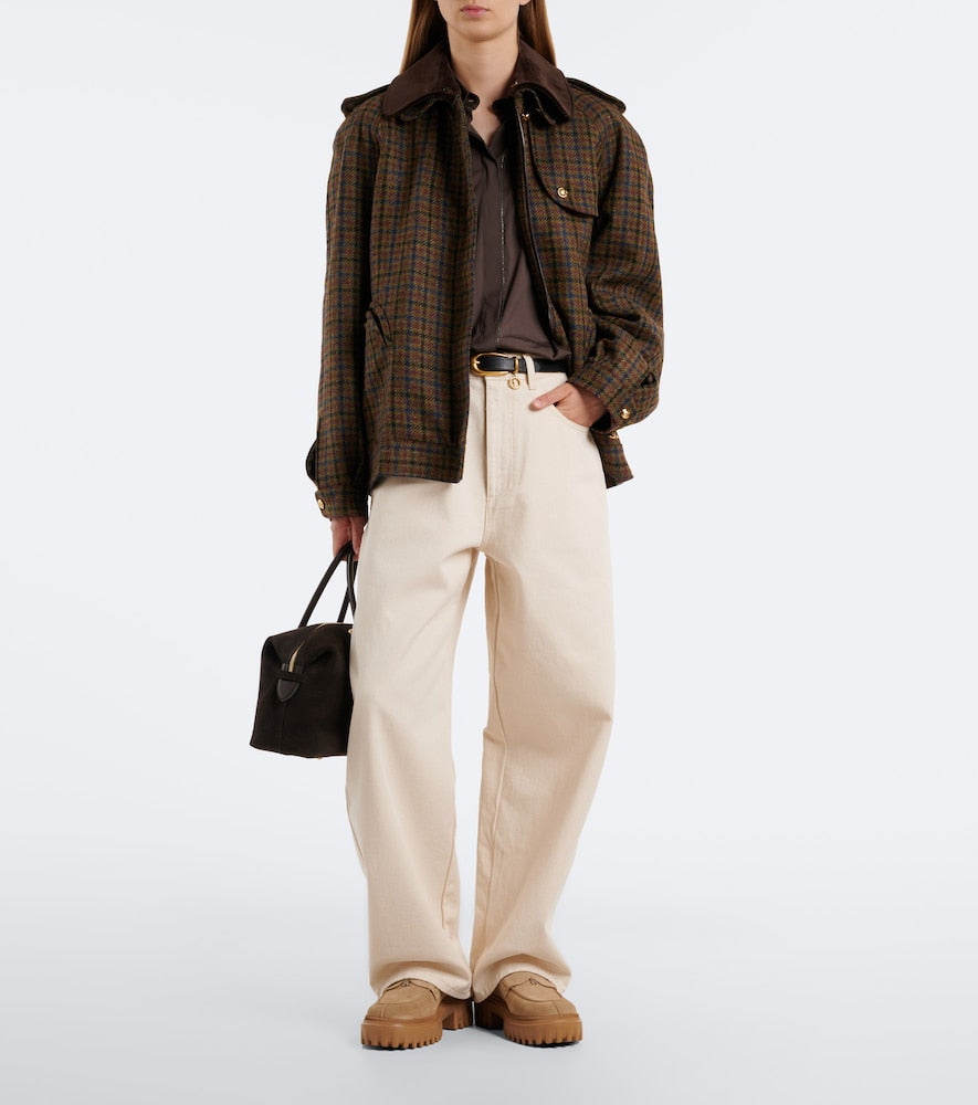 Hogan Suede platform loafers