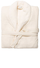 House No. 23 Alaia Sherpa Robe in Ivory - Peignoir Sherpa Alaia House No. 23 en ivoire - House No. 23 Alaia 夏尔巴人象牙色长袍 - Haus Nr. 23 Alaia Sherpa Robe in Elfenbein - House No. 23 아이보리 색상의 알라이아 셰르파 로브 - Casa n. 23 Alaia Sherpa Veste in avorio