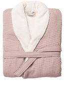 House No. 23 Alaia Sherpa Robe in Rose - Peignoir Sherpa Alaia House No. 23 en rose - House No. 23 Alaia 夏尔巴人长袍玫瑰色 - Haus Nr. 23 Alaia Sherpa Robe in Rose - House No. 23 로즈 컬러의 알라이아 셰르파 로브 - Casa n. 23 Alaia Sherpa Robe in rosa