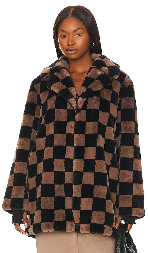 House of Harlow 1960 x REVOLVE Barrera Coat in Brown