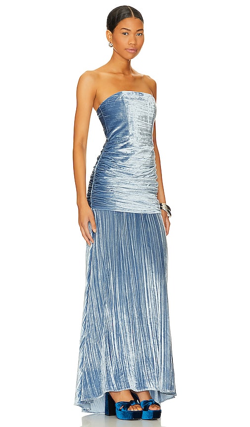 House of Harlow 1960 x REVOLVE Benicia Gown in Blue