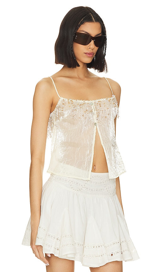 House of Harlow 1960 x REVOLVE Chiesa Top in Ivory