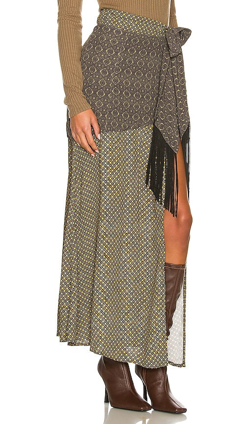 House of Harlow 1960 x REVOLVE Giorgia Skirt in Olive
