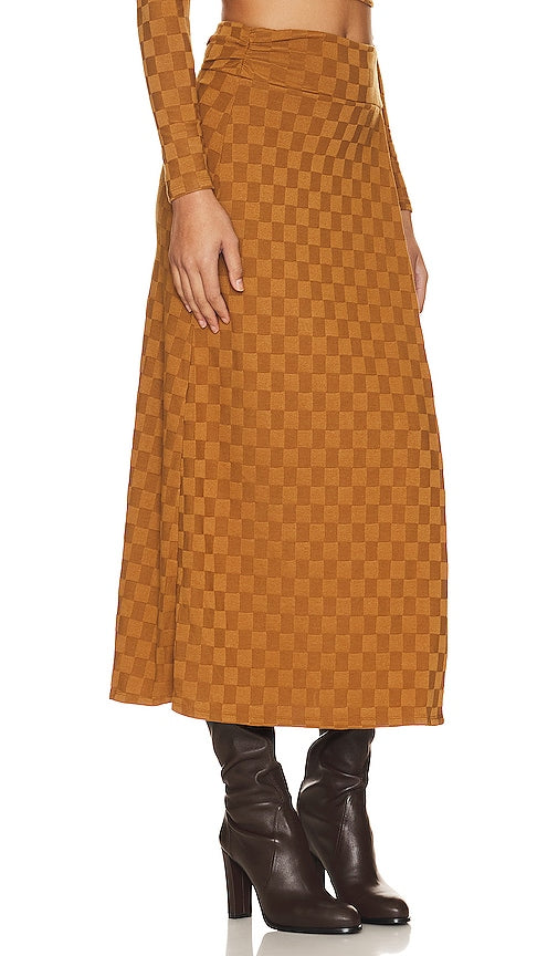 House of Harlow 1960 x REVOLVE Hailes Midi Skirt in Brown