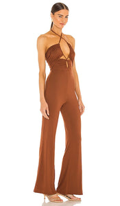 House of Harlow 1960 x REVOLVE Lorenza Jumpsuit in Brown