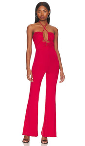 House of Harlow 1960 x REVOLVE Lorenza Jumpsuit in Red - House of Harlow 1960 x REVOLVE Combinaison Lorenza en Rouge - House of Harlow 1960 x REVOLVE Lorenza 红色连身裤 - House of Harlow 1960 x REVOLVE Lorenza Overall in Rot - House of Harlow 1960 x REVOLVE Lorenza 점프수트 레드 색상 - Tuta House of Harlow 1960 x REVOLVE Lorenza in rosso