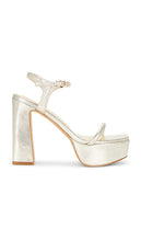 House of Harlow 1960 x REVOLVE Marlene Platform in Metallic Gold | Gold Platform Sandals for Women