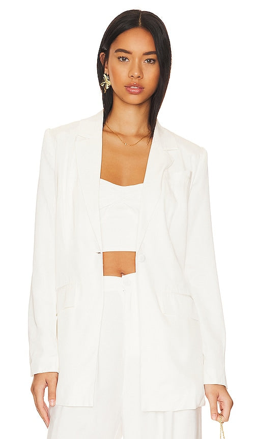 House of Harlow 1960 x REVOLVE Murray Blazer in Ivory