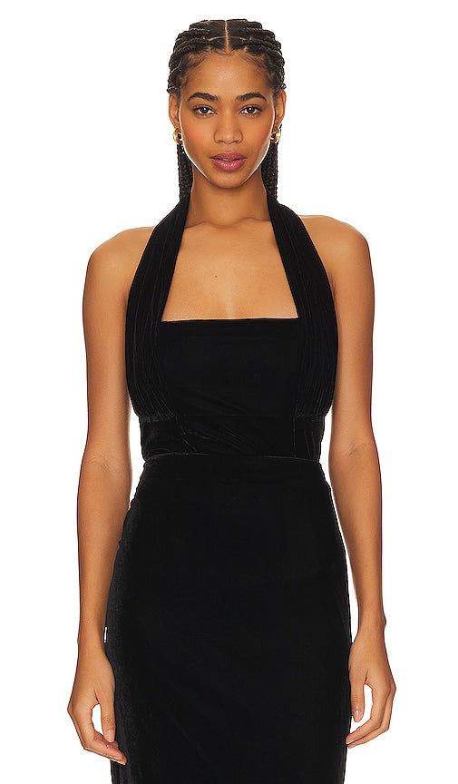 House of Harlow 1960 x REVOLVE Olia Halter Top in Black - House of Harlow 1960 x REVOLVE Haut Licou Olia en Noir - House of Harlow 1960 x REVOLVE Olia 黑色挂脖上衣 - House of Harlow 1960 x REVOLVE Olia Neckholder-Top in Schwarz - House of Harlow 1960 x REVOLVE Olia 홀터 탑 in 블랙 - House of Harlow 1960 x REVOLVE Olia Halter Top in nero
