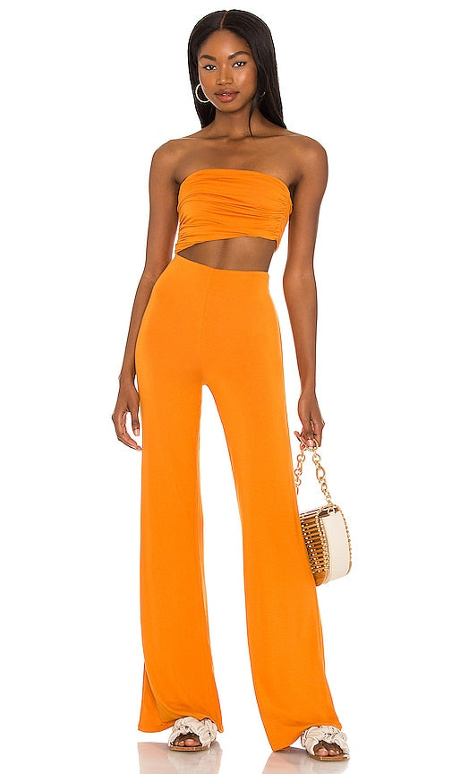 House of Harlow 1960 x REVOLVE Sosa Jumpsuit in Burnt Orange - House of Harlow 1960 x REVOLVE Combinaison Sosa en Orange Brûlé - House of Harlow 1960 x REVOLVE Sosa 焦橙色连身裤 - House of Harlow 1960 x REVOLVE Sosa Jumpsuit in gebranntem Orange - House of Harlow 1960 x REVOLVE Sosa 점프수트 in Burnt Orange - Tuta House of Harlow 1960 x REVOLVE Sosa in arancione bruciato