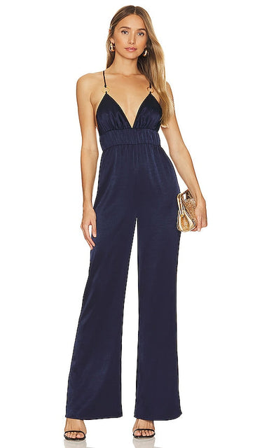 House of Harlow 1960 x REVOLVE Vianne Jumpsuit in Navy - House of Harlow 1960 x REVOLVE COMBINAISON Vianne en Marine - House of Harlow 1960 x REVOLVE Vianne 海军蓝连身裤 - House of Harlow 1960 x REVOLVE Vianne Jumpsuit in Marineblau - House of Harlow 1960 x REVOLVE Vianne 점프수트 네이비 색상 - Tuta House of Harlow 1960 x REVOLVE Vianne in blu scuro