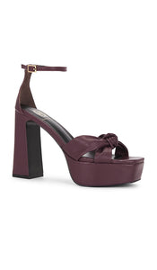 House of Harlow 1960 x REVOLVE X Revolve Jin Platform in Burgundy