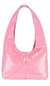 House of Sunny Crinkle Sling Bag in Pink
