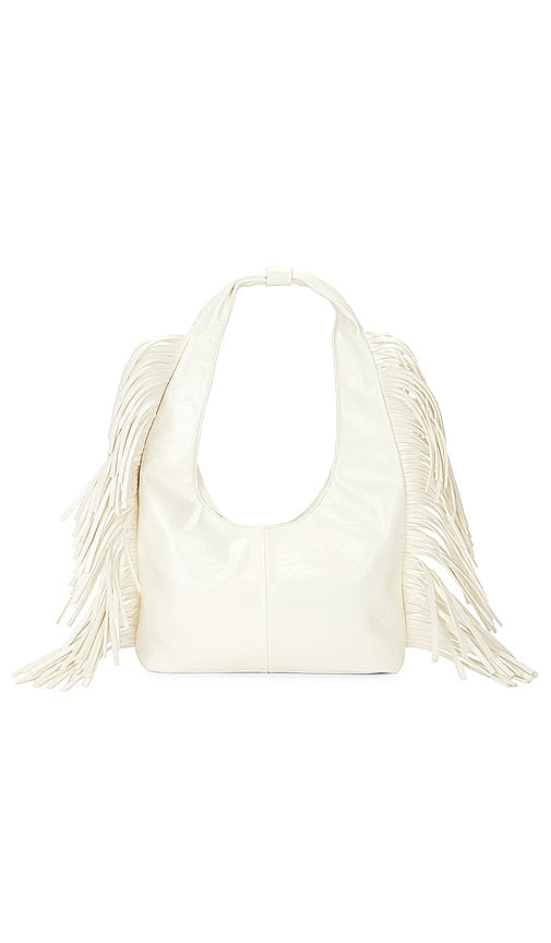 House of Sunny Tassel Sling Bag in White