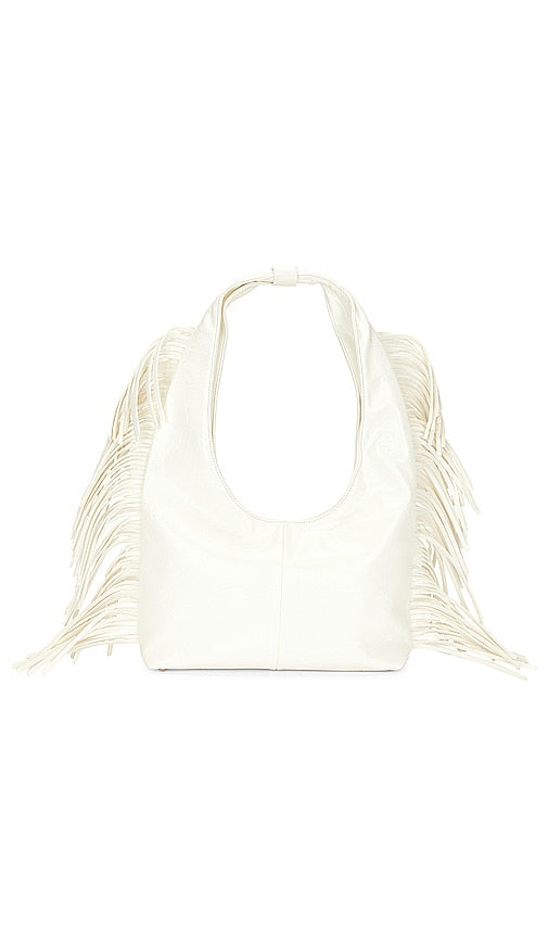 House of Sunny Tassel Sling Bag in White - House of Sunny - Sac bandoulière à pampilles en blanc - House of Sunny 白色流苏单肩包 - House of Sunny Quasten-Schultertasche in Weiß - House of Sunny 태슬 슬링백 화이트 색상 - Borsa a tracolla House of Sunny con nappe in bianco