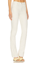 Hudson Jeans Barbara High Rise Baby Flare in Ivory