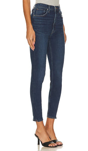 Hudson Jeans Centerfold High Rise Skinny in Blue