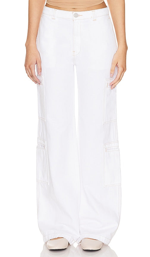 Hudson Jeans High Rise Straight Leg in White - Hudson Jeans - Taille haute - Jambe droite - Blanc - Hudson Jeans 白色高腰直筒牛仔裤 - Hudson Jeans mit hohem Bund und geradem Bein in Weiß - Hudson Jeans 하이라이즈 스트레이트 레그 화이트 색상 - Hudson Jeans gamba dritta a vita alta in bianco