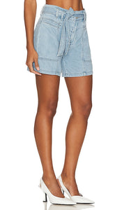 Hudson Jeans High Rise Utility Short in Blue