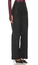 Hudson Jeans High Rise Welt Pocket Cargo Wide Leg in Black