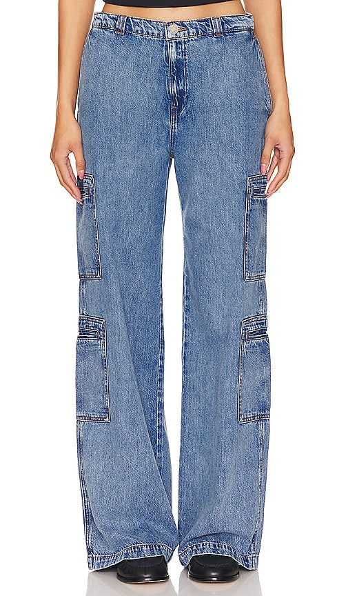 Hudson Jeans High Rise Welt Pocket Straight Leg in Blue - Hudson Jeans - Jambe droite taille haute avec poche passepoilée - Bleu - Hudson Jeans 高腰贴边口袋直筒牛仔裤（蓝色） - Hudson Jeans High Rise Leistentasche mit geradem Bein in Blau - Hudson Jeans 하이라이즈 웰트 포켓 스트레이트 레그 블루 색상 - Hudson Jeans Gamba dritta con tasca a filetto a vita alta in blu