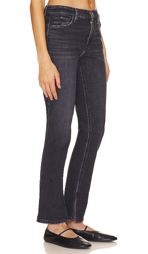 Hudson Jeans Nico Mid Rise Straight in Black