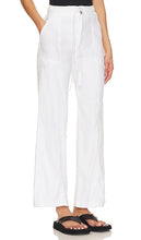 Hudson Jeans Tie Waist Wide Leg in White