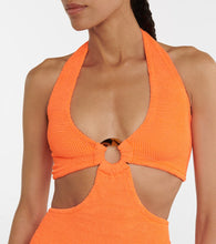 Hunza G Cecile cutout minidress
