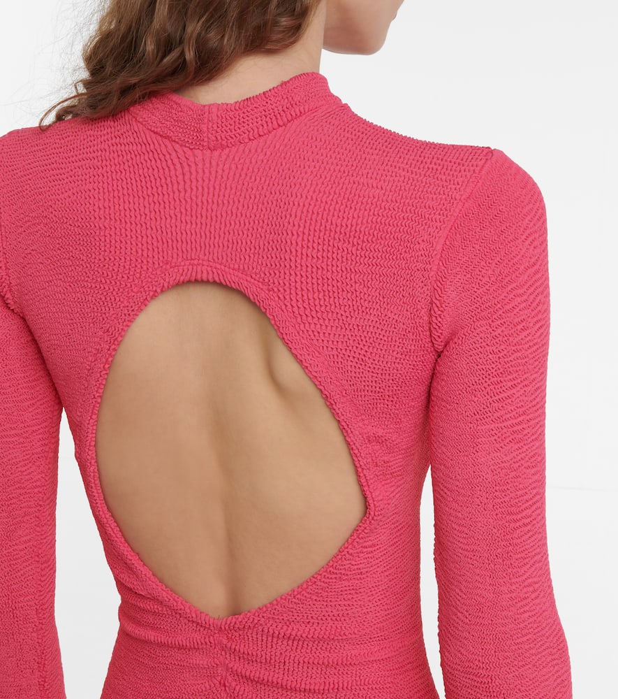 Hunza G Clara cutout minidress